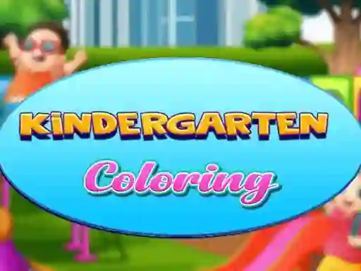 Jeu Kindergarten Coloring en ligne