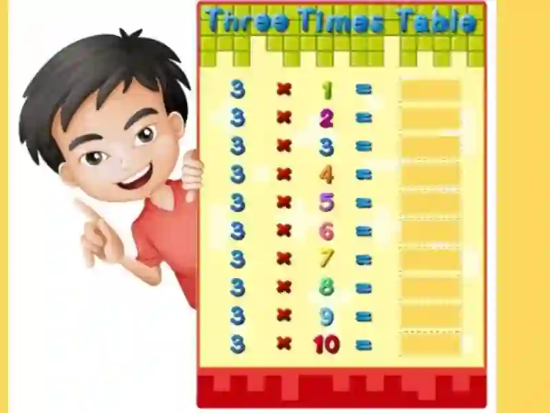 Jeu Turbo Tables en ligne