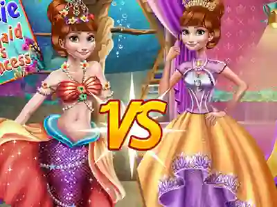 Jeu Anna mermaid vs princess en ligne