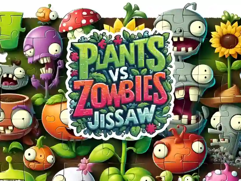 Jeu Plants vs Zombies Jigsaw en ligne