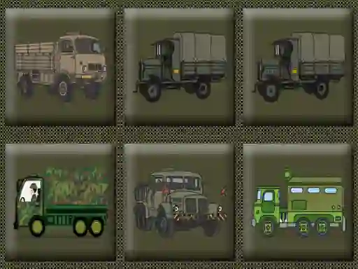 Jeu Army Trucks Memory en ligne