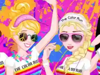 Jeu Princess Color Run en ligne