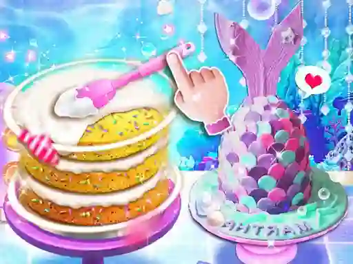 Jeu Unicorn Chef Mermaid Cake en ligne