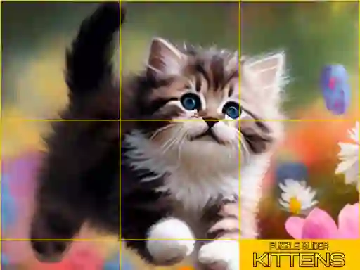 Jeu Puzzle Sliding Kittens en ligne