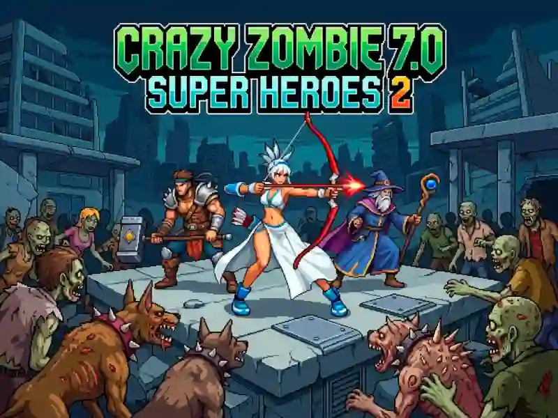 Jeu Crazy Zombie 7.0 Super Heroes 2 en ligne