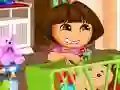 Jeu Dora Baby Caring Slacking en ligne