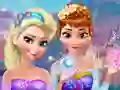 Jeu Anna & Elsa Makeover en ligne