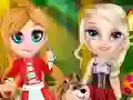 Jeu Little Elsa In Red Hood en ligne