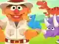 Jeu 123 Sesame Street: Ernie's Dinosaur Day Care en ligne