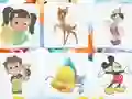 Jeu Cartoon Characters: Memory en ligne