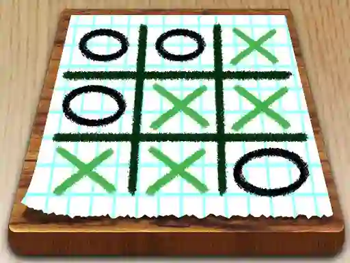 Jeu Tic Tac Toe Paper Note en ligne