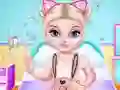 Jeu Naughty Baby Elsa's Weekend en ligne