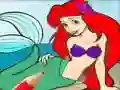 Jeu Princess Mermaid Coloring Game en ligne