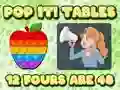 Jeu Pop It  Tables en ligne