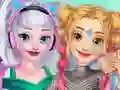 Jeu Elsa and Rapunzel Future Fashion en ligne