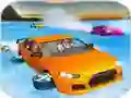 Jeu Crazy Water Surfing Car Race en ligne