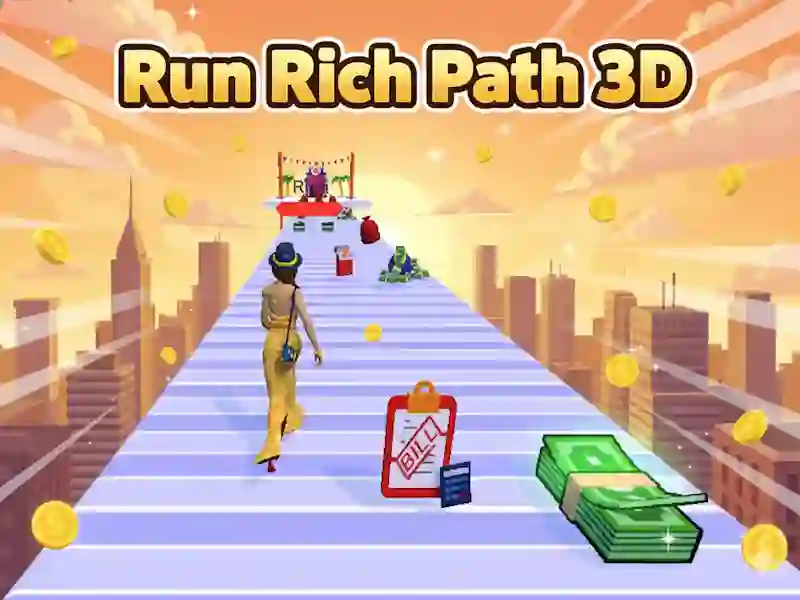 Jeu Run Rich Path 3D en ligne
