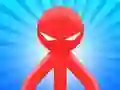 Jeu Red Stickman vs Monster School en ligne