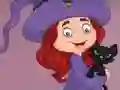 Jeu G2E Happy Witch Girl And Cat Room Escape en ligne