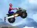 Jeu Spiderman Snow Scooter en ligne