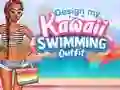 Jeu Design My Kawaii Swimming Outfit en ligne