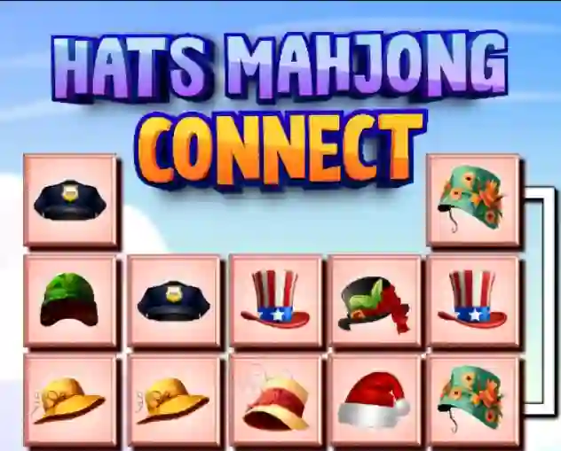 Jeu Hats Mahjong Connect en ligne