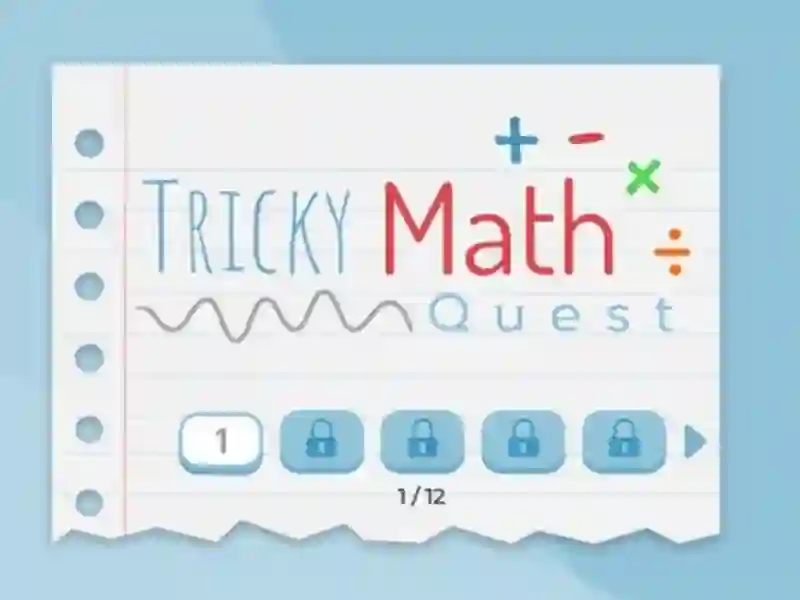 Jeu Tricky Math Quest en ligne