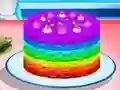 Jeu Cooking Rainbow Cake en ligne