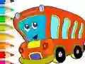 Jeu Coloring Book: Bus en ligne