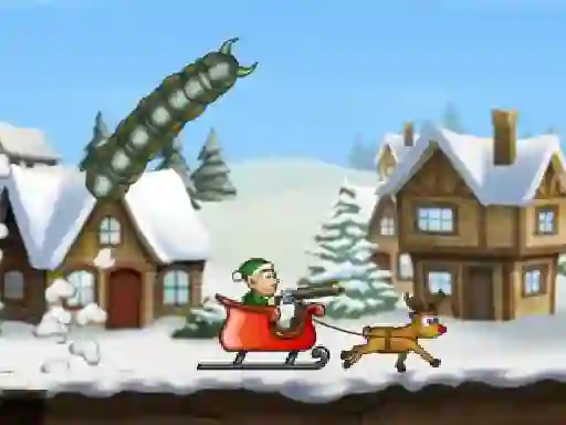 Jeu Effing Worms Xmas en ligne