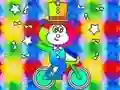 Jeu Coloring Book: Monkey Rides Unicycle en ligne