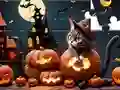 Jeu Jigsaw Puzzle: Halloween Cat en ligne