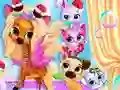 Jeu Pets Grooming Bubble Party en ligne
