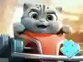 Jeu Jigsaw Puzzle: Cat Racing Driver en ligne