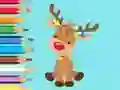 Jeu Coloring Book: Cute Christmas Reindeer en ligne