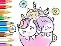 Jeu Coloring Book: A Cup Of Unicorn en ligne