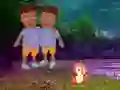 Jeu Twins Escape From Night Forest en ligne