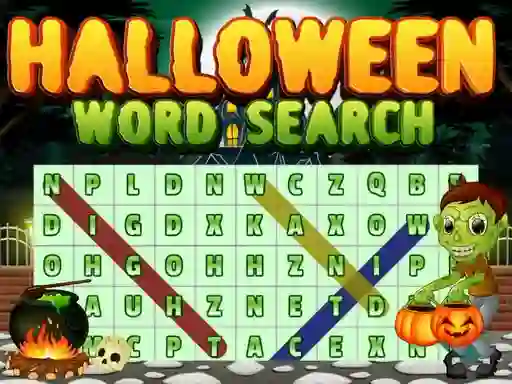 Jeu Halloween Words Search en ligne