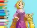 Jeu Coloring Book: Princess Rapunzel en ligne