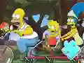 Jeu Jigsaw Puzzle: Simpson Family Riding en ligne