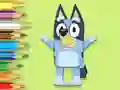 Jeu Coloring Book: Happy Bluey en ligne