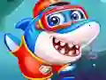 Jeu Little Panda Shark Family en ligne