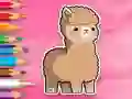 Jeu Coloring Book: Cute Alpaca en ligne
