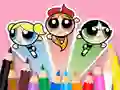 Jeu Coloring Book: The Powerpuff Girls en ligne