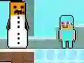 Jeu Noob vs Pro Snowman en ligne