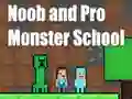 Jeu Noob and Pro Monster School en ligne