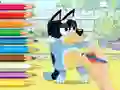 Jeu Coloring Book: Bluey And Bingo en ligne