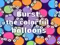 Jeu Burst the Colorful Balloons en ligne