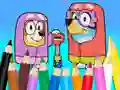 Jeu Coloring Book: Bluey Flossing Grannies en ligne
