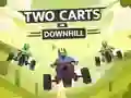 Jeu Two Carts Downhill en ligne